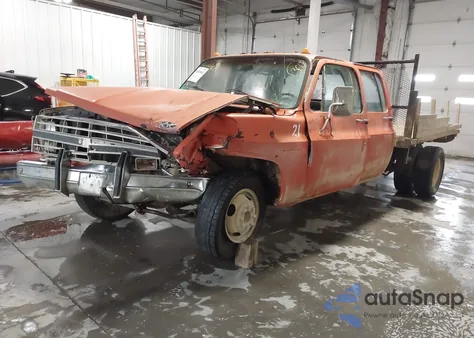 1985 Chevrolet C30 from USA, damaged, VIN 1GCHC33M6FS108565